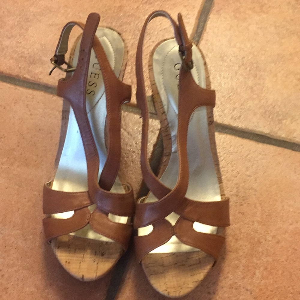 GUESS wedges size 7 1/2 women